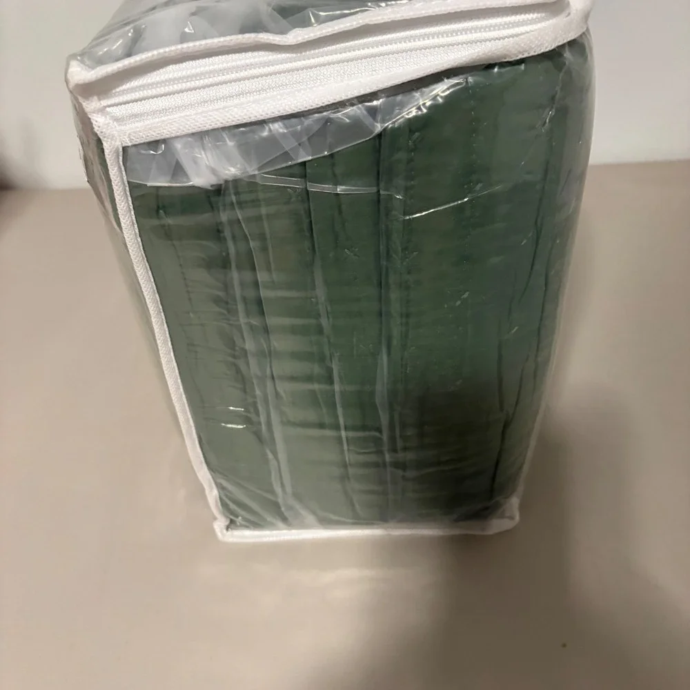 Lady Ann Oversized King Plus Quilted Coverlet Set Green 128x120 3pc Bedding